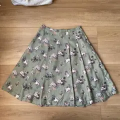 【LAURA ASHLEY】 フレアスカート ７号サイズ　ローラアシュレイ