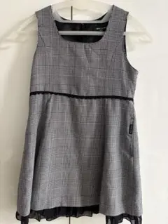 COMME CA ISM チェック柄ワンピース 120A