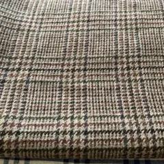 ツイードチェック生地　グレンチェック