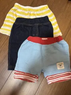 ベビーショートパンツ3点セット 95cm未満