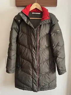 TOMMY HILFIGER ダウンコート レディース カーキ 作業用 M相当