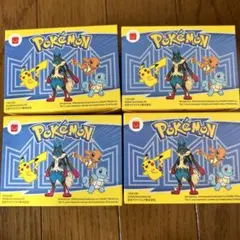 マクドナルド ハッピーセット ポケモン フィギュア　第一弾４個