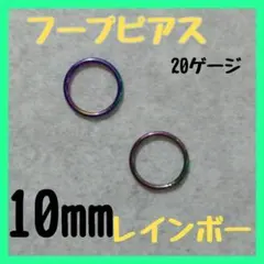ラスト一点‼️20G/10mm/フープ ピアス セグメントサージカルス テンレス