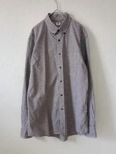 UNIQLO エクストラファインコットンブロードチェック シャツ 　M