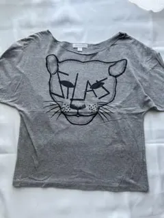 サイラス　SILASライオンプリント グレーTシャツ 半袖のサムネイル