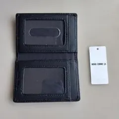 【新品未使用】MONO COMME CA ブラックパスケース