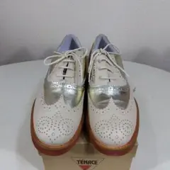 【23.5cm】LA TENACE ラテナーチェ/天然皮革/ ベージュ色