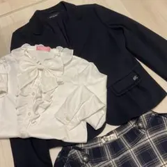 ポンポネット メゾピアノ ジュニア セットアップ フォーマル スーツL LL