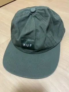 HUF キャップ オリーブグリーン ロゴパッチ スナップバック 帽子 ストリートのサムネイル