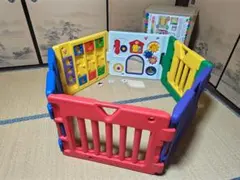 日本育児 ベビーサークル ミュージカルキッズランドDX 6枚 トイパネルセット