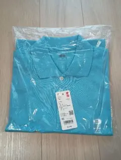 UNIQLO ユニクロ ドライカノコポロシャツ XS 61 BLUE 水色