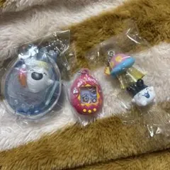 たまごっち ミニチュアチャーム 3種セット　おばけっち　みみっち