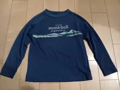 mont-bell 長袖カットソー ネイビー　110