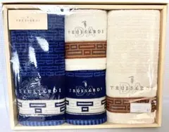 【新品・未使用】 TRUSSARDI ゲスト&フェイス タオルセットのサムネイル