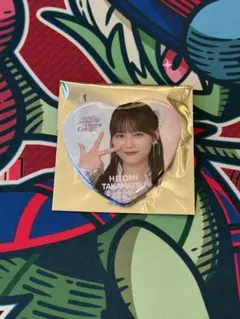 イコラブ 絶対アイドル辞めないで 缶バッジ 髙松瞳　ハート