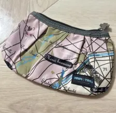《新品未使用》ポーチ地図柄HAPI+TAS パリ　フランス　ハピタス