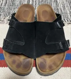 BIRKENSTOCK ZURICH 25cm ネイビー スエード サンダル - メルカリ