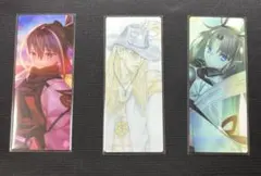 fgo 最終再臨展　ランダム編成風カード　水着　両儀式 河上彦斎 テスカトリポカ