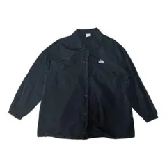 FIRST DOWN ブラック ナイロンジャケット　マウンテンパーカー LL