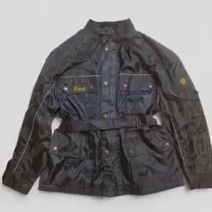 Belstaff イタリア製 ナイロンジャケット チェック裏地 XL