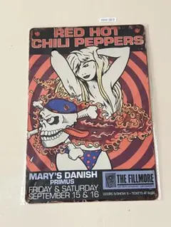レトロ看板 RED HOT CHILI PEPPERS ブリキ看板