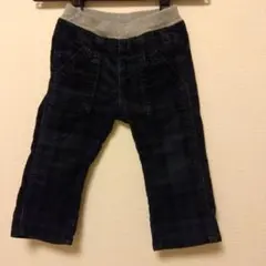 チェック柄パンツ　80cm