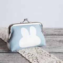 ミニがま口ポーチ*うさぎ