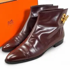 正規】美品 エルメス HERMES シェーヌダンクル スエード パンプス 36