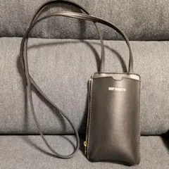 【1度使用のみ】マリークワント ブラック スマホショルダー