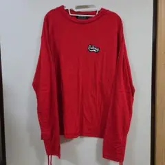 RNA 長袖カットソー レッド