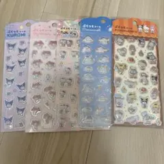 ぷくっとシール　サンリオ　シール　マイメロ　クロミ　キティ　シナモロール