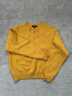 UNIQLO セーター　ニット　イエロー　S レディース