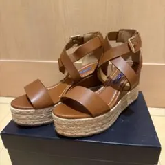 【新品】Ralph Lauren ラルフローレン　ESABEL ウェッジサンダルのサムネイル