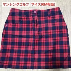 Munsingwear マンシング　レディースゴルフ　チェック柄ミニスカート