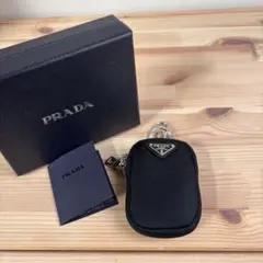 PRADA Re-Nylon 三角ロゴ　キーリング　ミニポーチ　1TT119