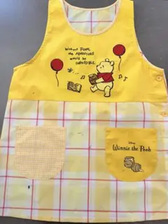 訳あり新品　くまのプーさん保育士エプロン