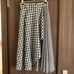 allamanda◆レース切替◆フレアスカート◆サイズ38