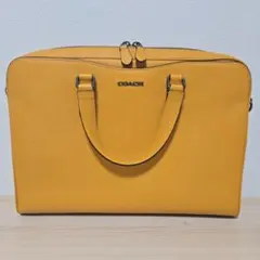 【美品】COACHメンズ ビジネスバッグ 2WAY ブリー フケースA4