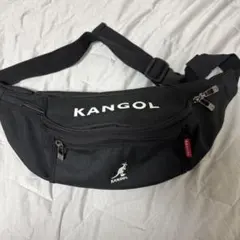 KANGOL ボディバッグ ブラック