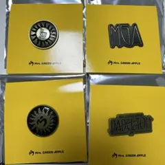 Mrs. GREEN APPLE バベルの塔　ピンバッジ 4個