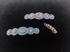 ヘアアクセサリー3点セット　キラキラ