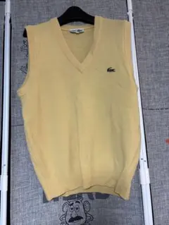 CHEMISE　LACOSTE 　ニットベスト　イエロー　サイズ3