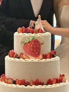 結婚式　ケーキトッパー　ウエディング