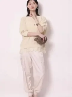 Arpege story 撥水サス付きパラシュートパンツ ネイビー - メルカリ