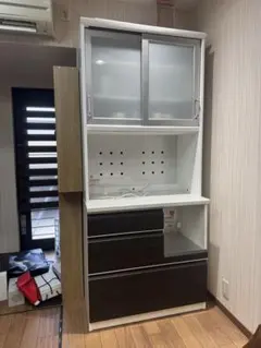 アウトレット購入】本棚キッチンキャビネット 食器棚 300サイズ送料込