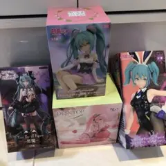 初音ミク桜ミク初音ミク　フィギュア4体セット