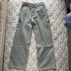 H&M ストライプ ワイドレッグパンツ EUR36のサムネイル