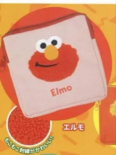 セサミストリート もこもこポーチ3 エルモ