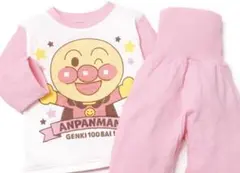 【新品未使用品】アンパンマン キッズ長袖パジャマ 腹巻付き　100cmのサムネイル