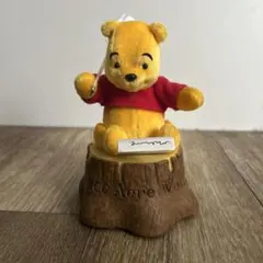 Disney プーさん オルゴール 木　切り株　レトロ